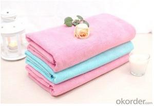 Microfiber cleaning towel with different color choice