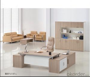 Modern Wooden MDF Melamine/Glass Modular Office Table/ Excutive Desk CN500