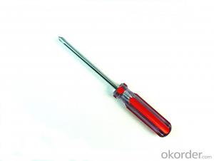 Allen Key Screwdriver with Red Plastic Bar