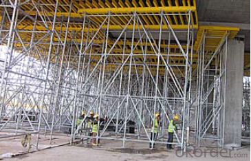 Tower scaffolding for formwork and scaffolding system