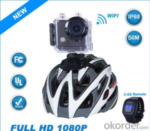 Sport Camera 1080P 30fps 150 Degree Wifi and Smart Watch Control System 1