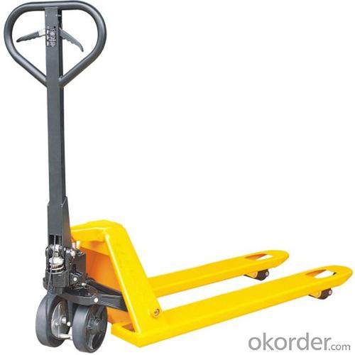 Small Hand Scissor Lift Pallet Truck System 1