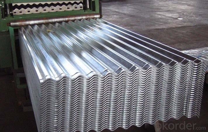 Prepainted galvanized corrugated steel sheets for roofing System 1