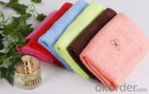Microfiber cleaning towel for low pricing with different color