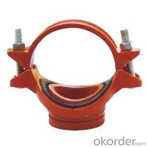 Ductile iron Grooved Fitting of Flexible Couplings Tee System 1