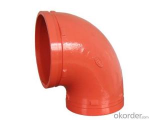 Ductile iron Grooved Fitting of Flexible Couplings Plugs System 1
