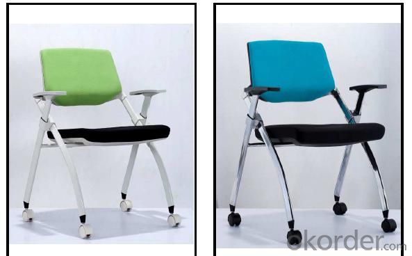 Stacking Training Meeting Chairs Mesh PU Office Chairs W01 System 1