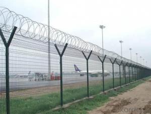 High Airport Greening Galvanized Heavy Duty Safety Fence