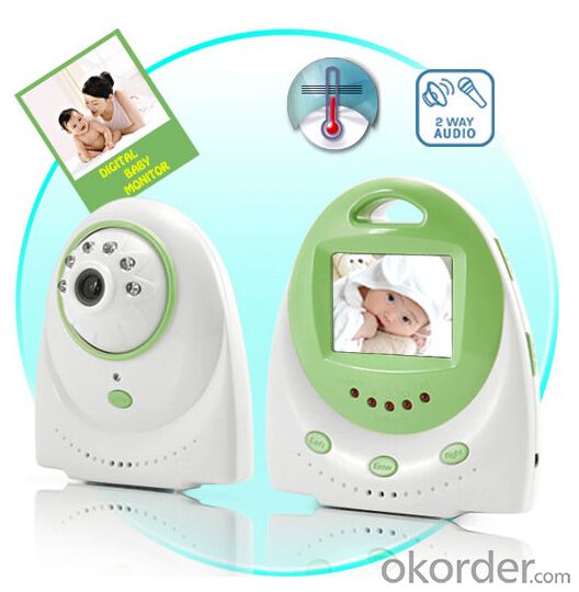 2.4 inch long distance two way talk wireless digital baby monitor