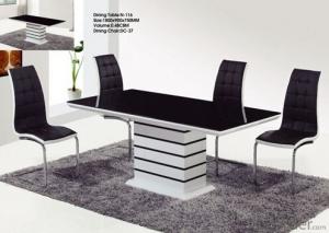 Modern Design Wood and Glass Dinning Tables