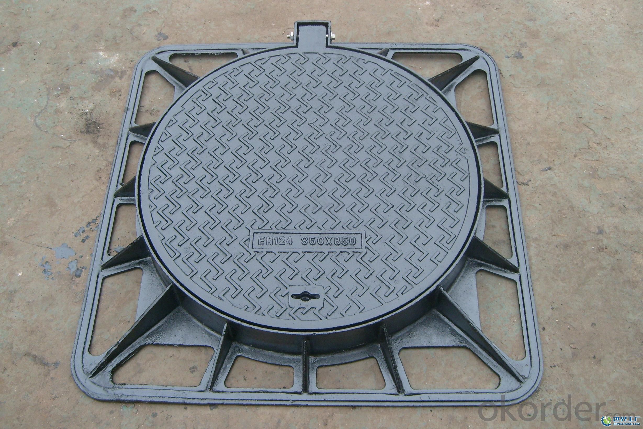 Ductile Iron Manhole Covers EN124 Made In China D400