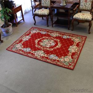 Hot Sale Single Chenille Jacquard Carpets and Rugs 80 x 100cm System 1