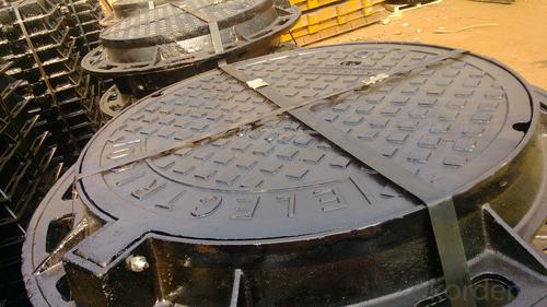 Ductile Iron Manhole Cover Made EN124 In China D400 System 1