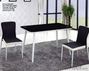 Hot-selling Wood and Glass Dinning Tables