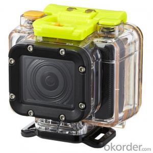 1080P 60aps Action Camera with 2.4GHz Water Proof Watch Remote Control
