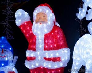 Santa Claus 90CM 300 Christmas Motif Lights With CE ROHS Certificate System 1