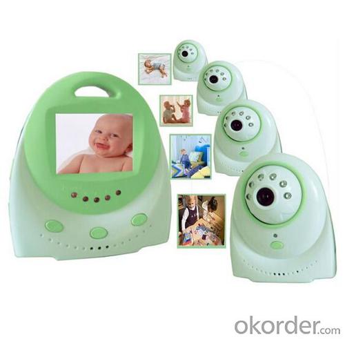 2.4 inch temprerature display two way talk wireless digital baby monitor System 1