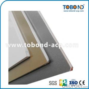 Grey coating outdoor aluminum panel TOBOND System 1