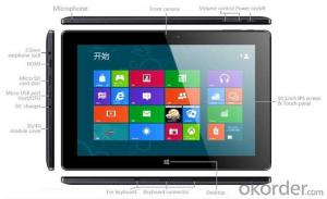 Intel Baytrail Z3735 Quad Core 10.1inch IPS 1280x800 3G Windows Tablet System 1