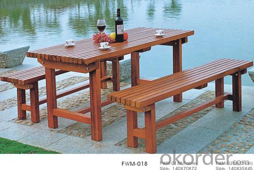 Rattan Garden Dining Set and  Outdoor Plywood Table with Chair System 1