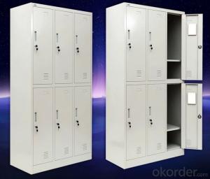 Office Furniture School Locker Double Door with Drawers System 1