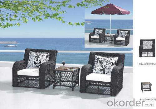 Patio PE Rattan Outdoor Wicker Sofa Garden Furniture System 1