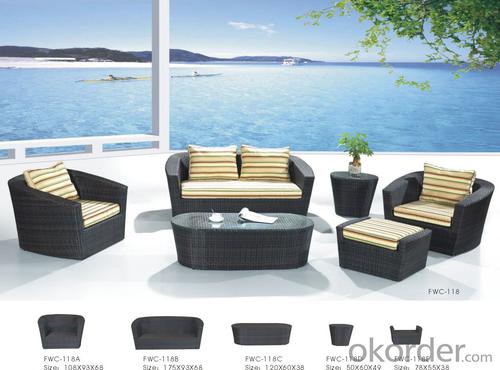 Rattan Garden Furniture Outdoor Sofa Patio Chair System 1