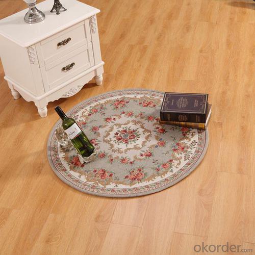 Hot Sale Round Chenille Polyester Jacquard  Carpets and Rugs System 1