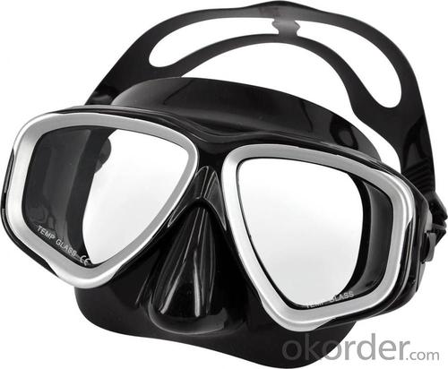 TEMPERED GLASS SWIM MASK for deep swimming System 1