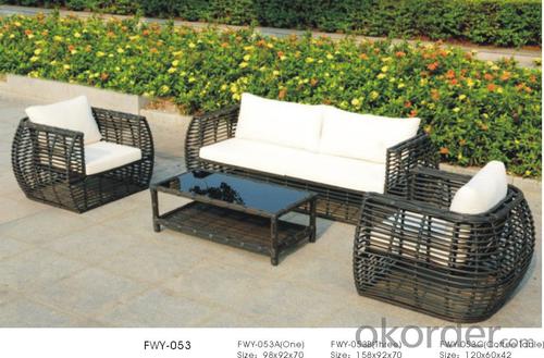 Wicker Rattan Garden Dining Outdoor Chair Patio Wicker Furniture System 1