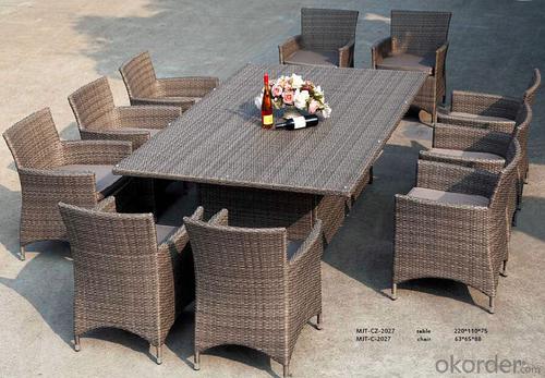 Good Quality Outdoor Rattan Garden Set  CMAX-MJT2027 System 1