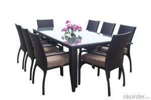 Outdoor Rattan  Chair Patio Furniture Garden Dining Set