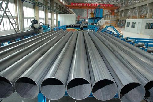 BS, GB, ASTM A53  ERW Black Carbon Steel Pipe System 1