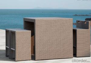 Outdoor Furniture Rattan Bear Bar Set  CMAX-MJT0107816