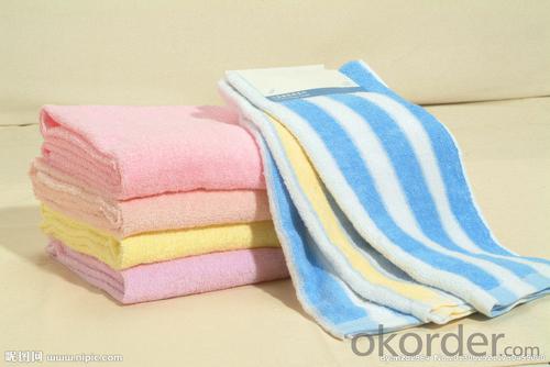 Microfiber cleaning towel with stripes design System 1