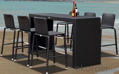 Outdoor Furniture Rattan Bear Bar Set  CMAX-MJT010 System 1