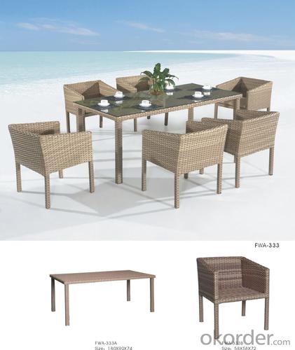 Rattan Garden Dining Outdoor Furniture Wicker  Chair Patio System 1