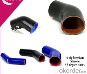 Large Diameter Reinforced 90 Degree Elbow Coupler Silicone Hose