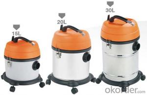 Drum vacuum cleaner with Inlet HEPA Filter Wet and Dry Metal Barrier