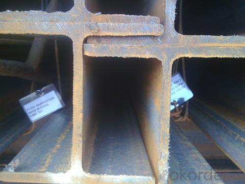 JIS Standard Hot Rolled Steel H Beams of Steel Grade SS400 System 1