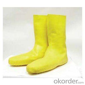 Latex Shoes Disposable High quality Yellow
