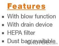 Wet and dry drum vacuum cleaner with inlet HEPA filter#YLW79-25L/35L