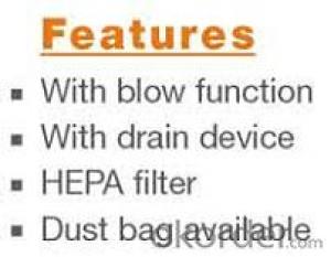 Wet and dry drum vacuum cleaner with inlet HEPA filter#YLW79-25L/35L