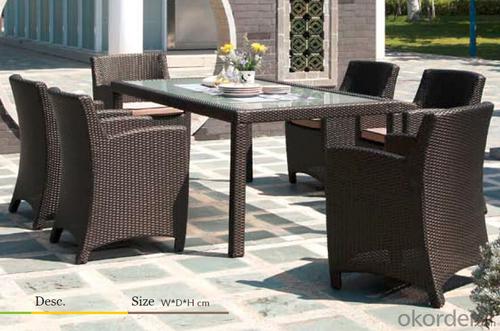 Outdoor Furniture Hand Rattan Garden Set  CMAX-MJT2107 System 1