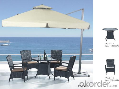 Patio Wicker  Furniture Rattan Outdoor Garden Dining Set System 1