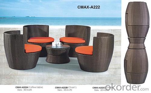 Garden Set for Space Saved Cute  Outdoor Furniture CMAX-A222 System 1