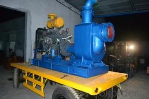 Horizontal centrifugal diesel dewatering pump