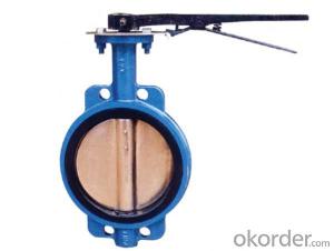 Ductile Iron wafer butterfly valves DN400