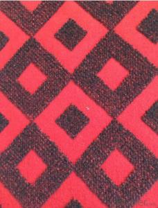 Customized double color jacquard non woven carpet