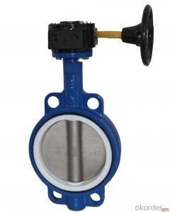 Ductile Iron wafer butterfly valves DN200